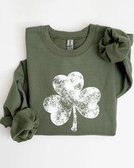 2025 St Patrick's Day Vintage Shamrock Sweatshirt