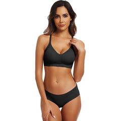 Seamless No Underwire Comfort Push Up Bra Wireless Bralette Full Coverage Bra