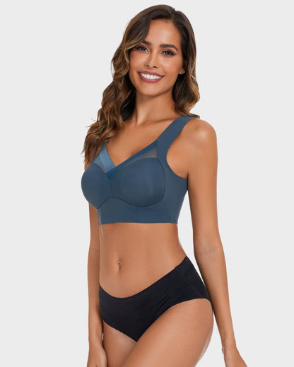 Comfortable Smoothing Mesh Bra