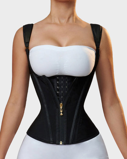 Double Waistband Corset Vest