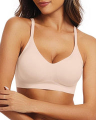 Seamless No Underwire Comfort Push Up Bra Wireless Bralette Full Coverage Bra