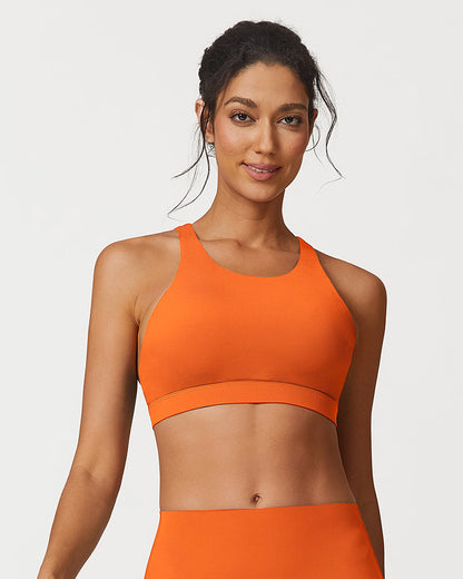 Lightweight Cross-Back Strappy Sports Bra