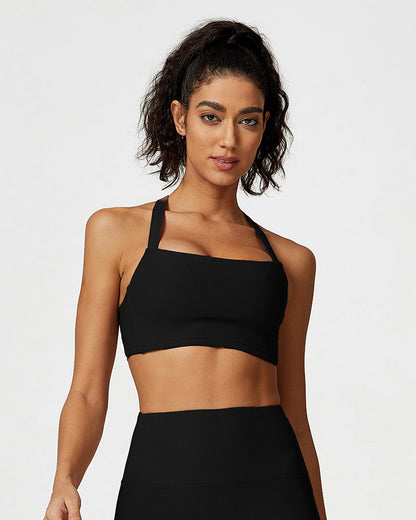 Comfort Ribbed Support Sports Bra