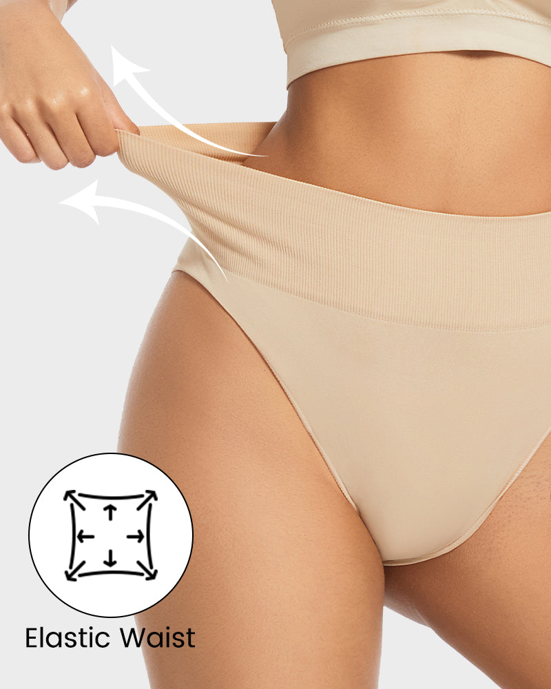 Seamless High Waist Tummy Control Brief Panty