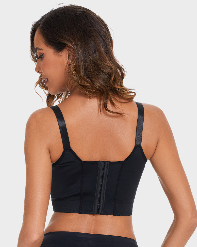 Sujetador push-up que suaviza la espalda - Negro + Beige (PAQUETE DE 2)