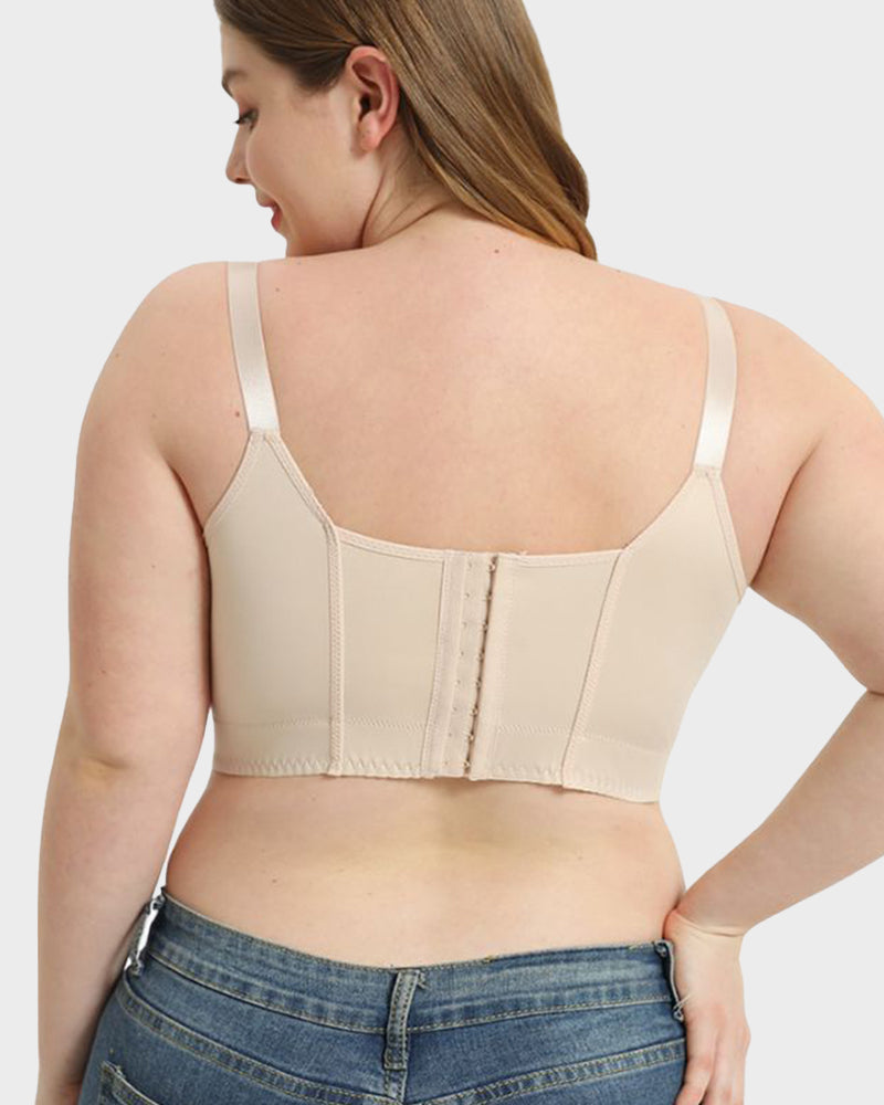 Sujetador push-up que suaviza la espalda - Negro + Beige (PAQUETE DE 2)