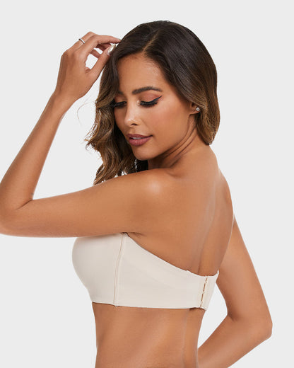 Full Support Non-Slip Convertible Bandeau Bra