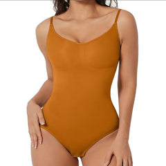 Seamless Covered Bust Jumpsuit Fit Comfort SlimmingThong Bodysuit