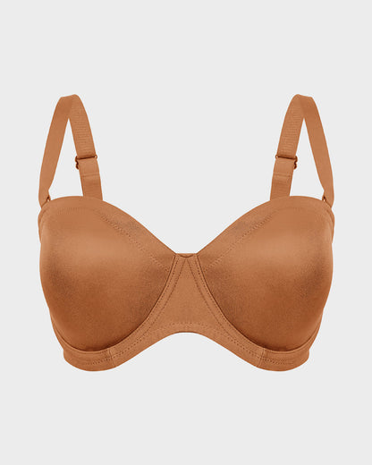 Comfort Push Up Unlined Bra with Removable Straps