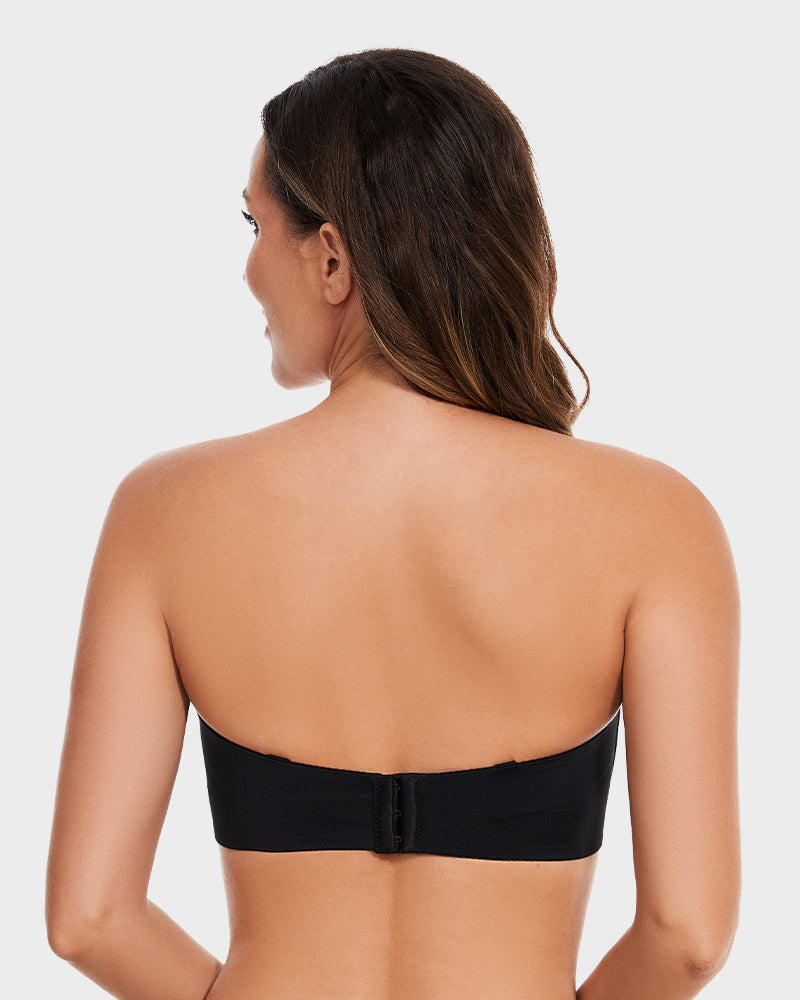 Full Support Non-Slip Convertible Bandeau Bra