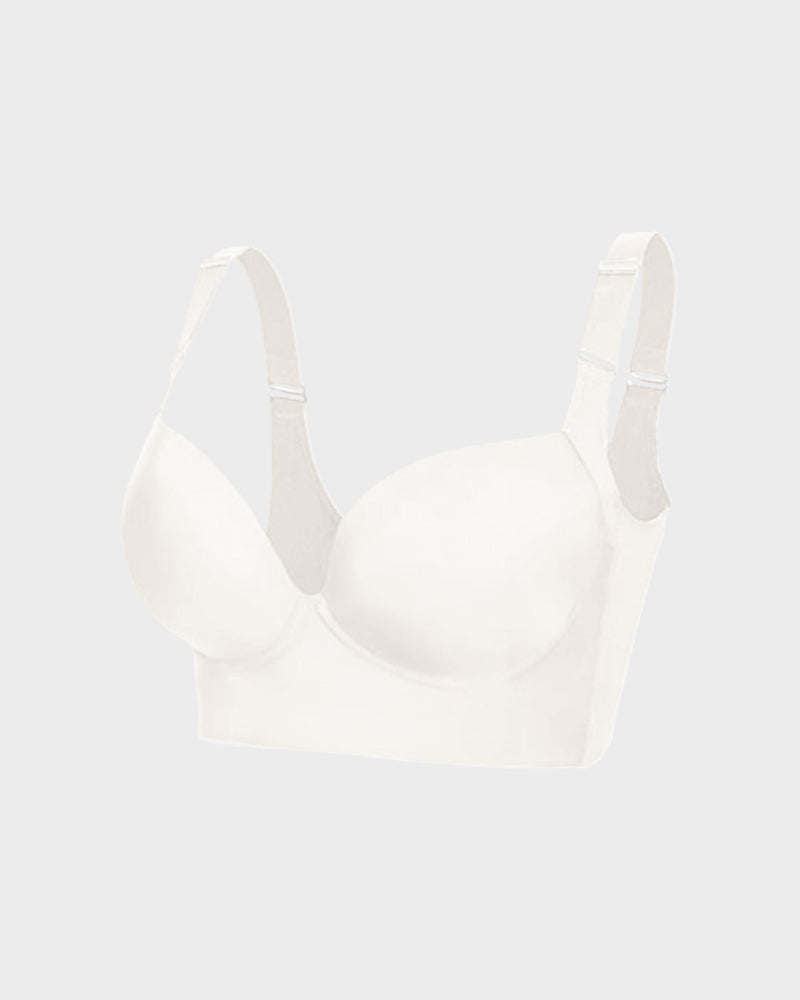 Sujetador push-up que suaviza la espalda - Negro + Beige (PAQUETE DE 2)