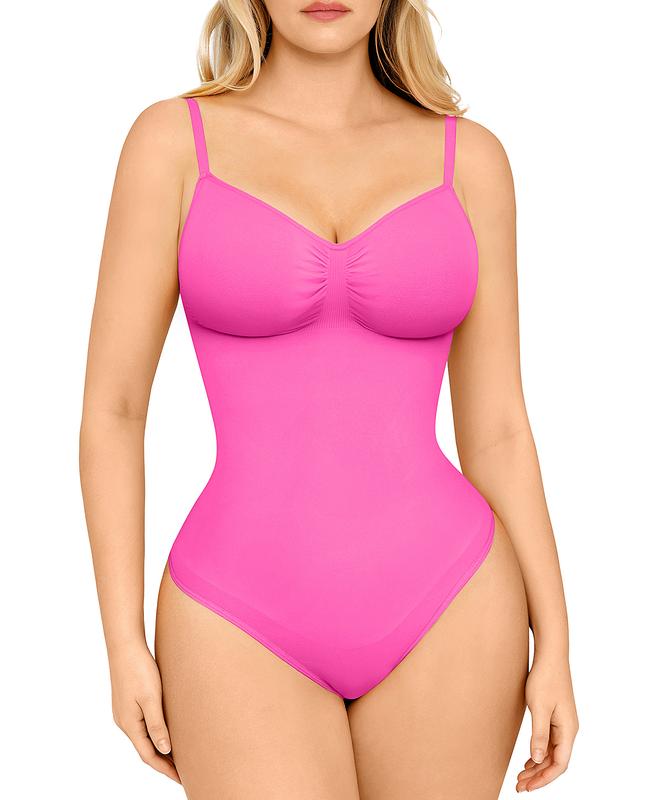 Seamless Covered Bust Jumpsuit Fit Comfort SlimmingThong Bodysuit