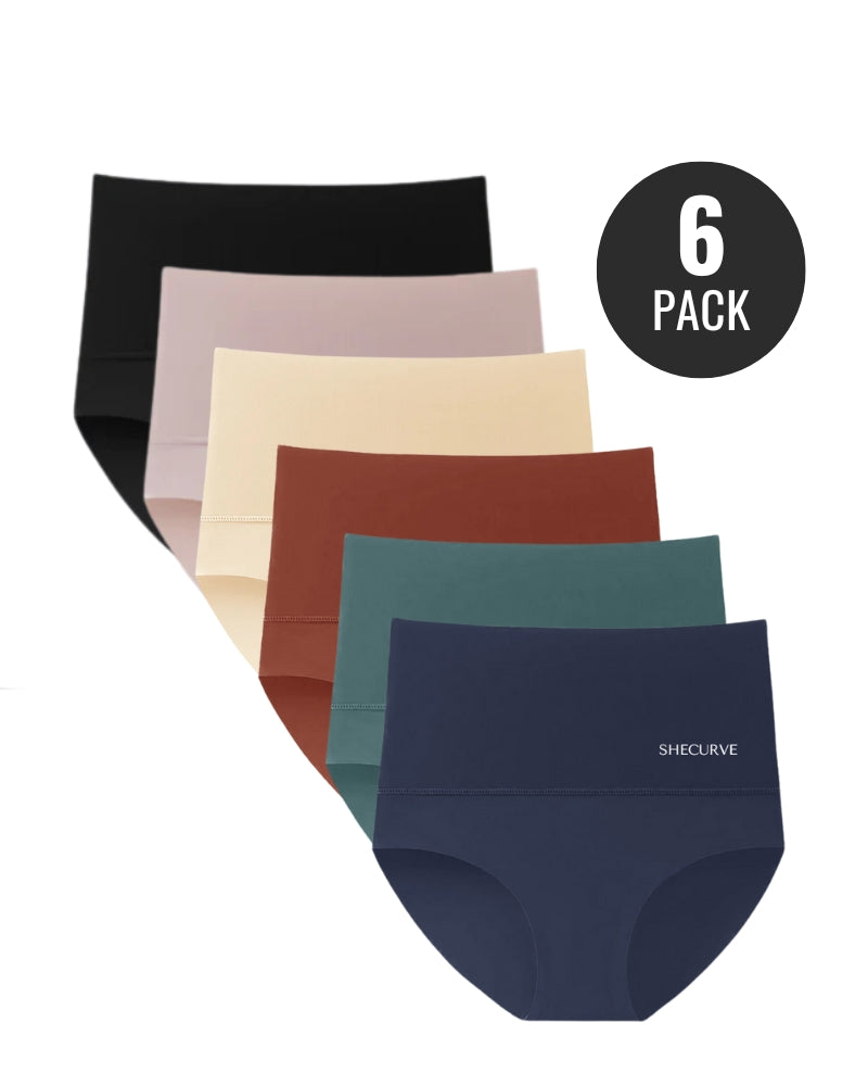 3-Pack High Waisted Tummy Control Briefs