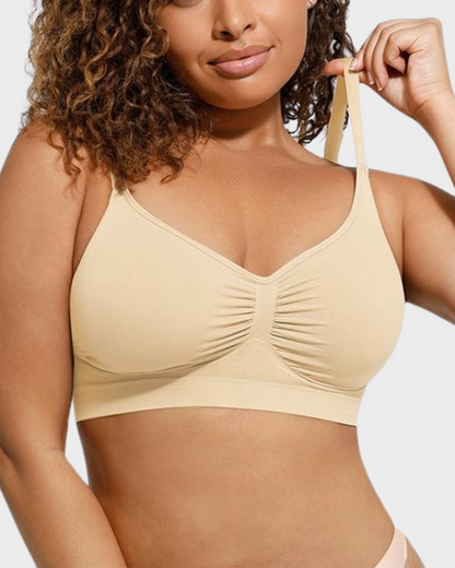 Women's Full Coverage Non-Padded Wireless Sculpt Bra