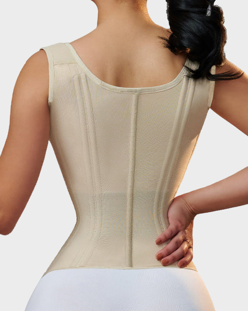 Double Waistband Corset Vest