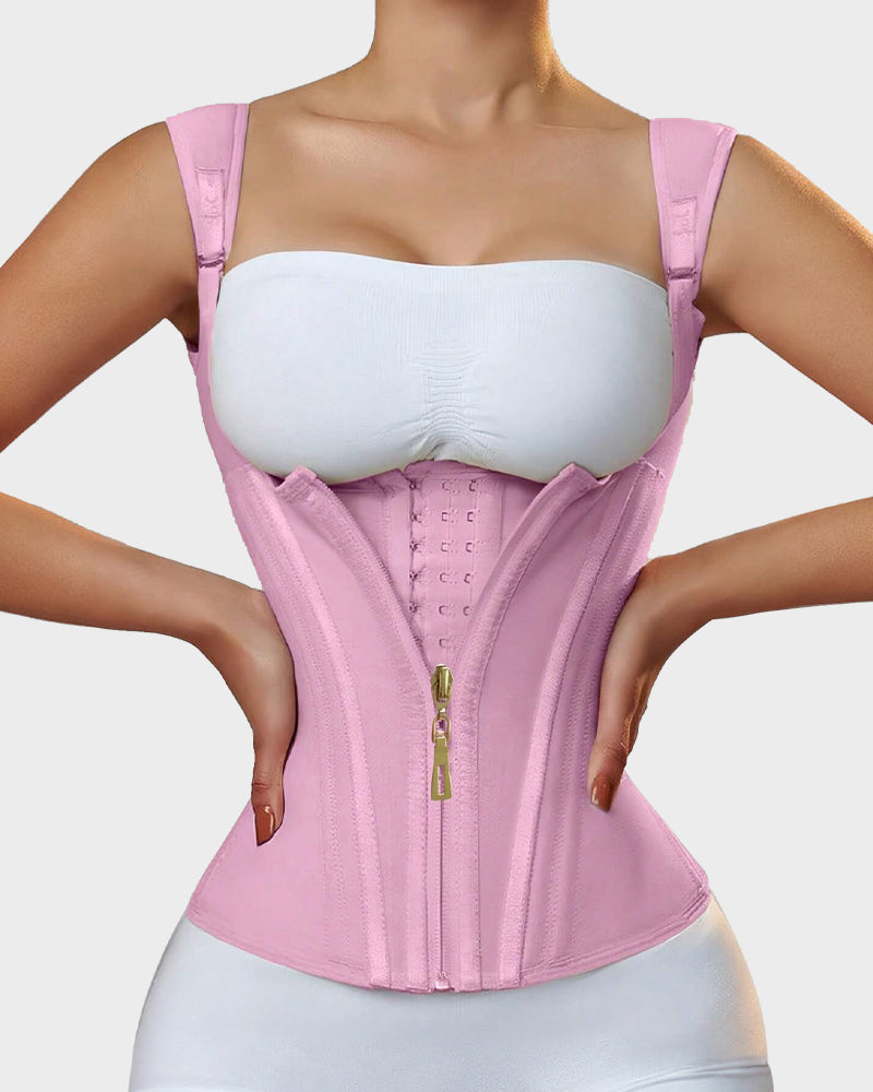 Double Waistband Corset Vest