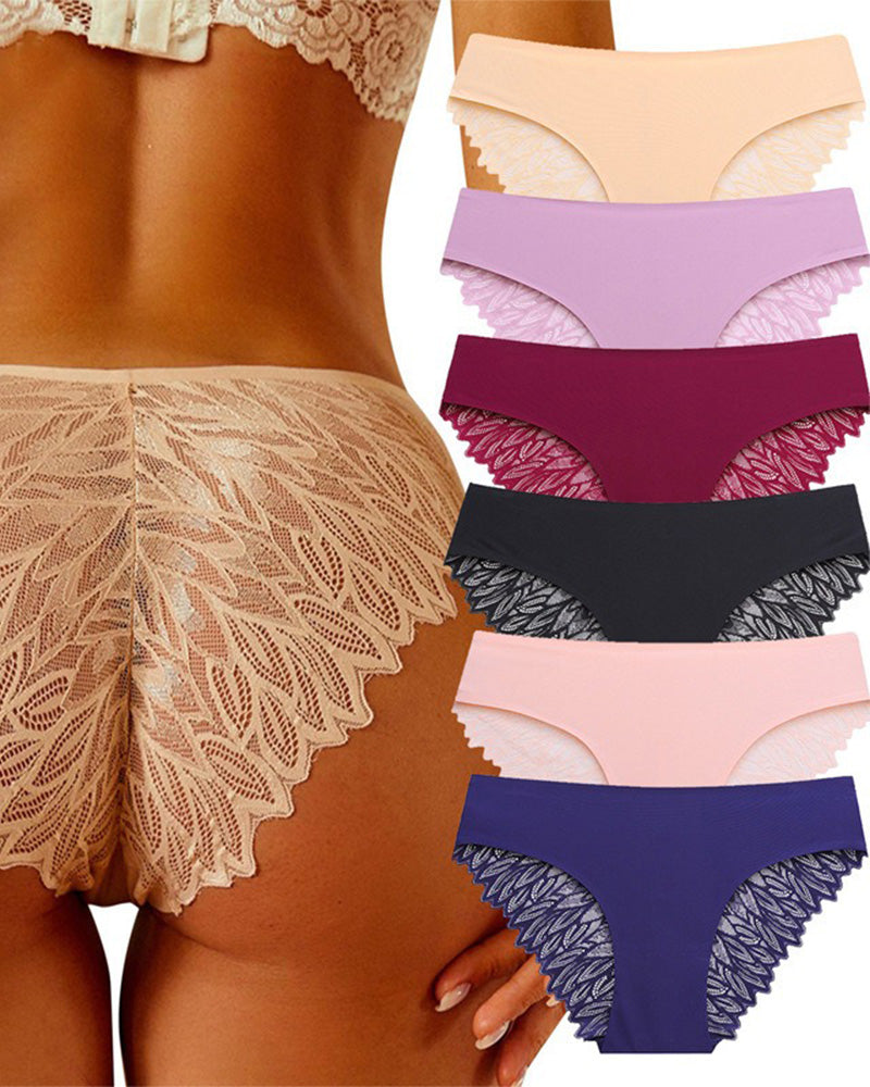 Lace No Show Seamless Cheeky Panty