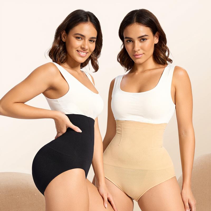 Women's Tummy Control Shapewear Panties High Waist Cotton Briefs