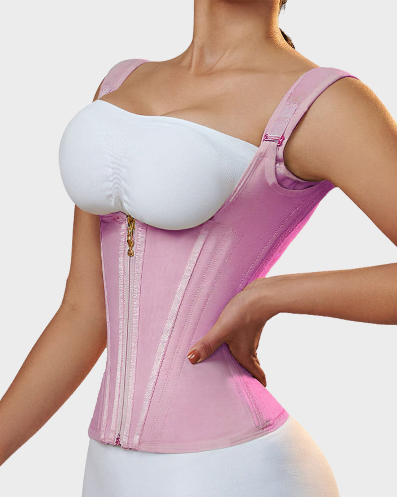 Double Waistband Corset Vest