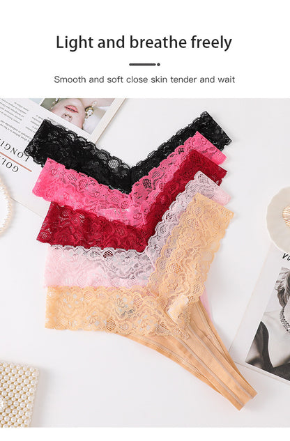 Plus size sexy lace seduction women thong