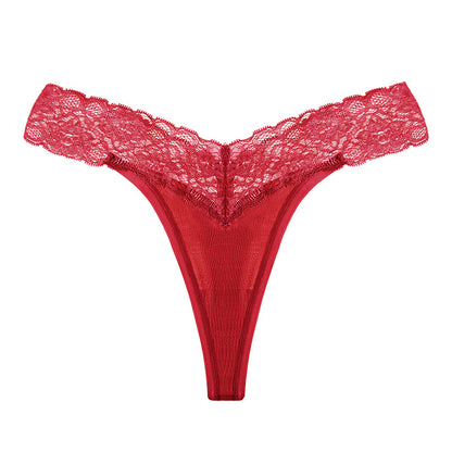 Plus size sexy lace seduction women thong