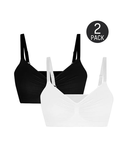 Women's Full Coverage Non-Padded Wireless Sculpt Bra