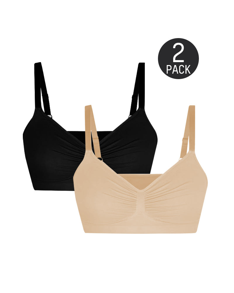 Women's Full Coverage Non-Padded Wireless Sculpt Bra