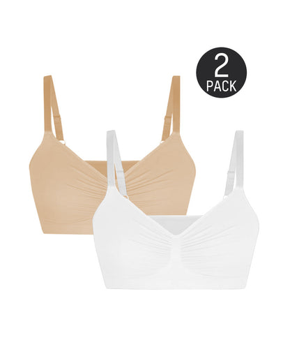 Women's Full Coverage Non-Padded Wireless Sculpt Bra