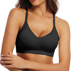 Seamless No Underwire Comfort Push Up Bra Wireless Bralette Full Coverage Bra