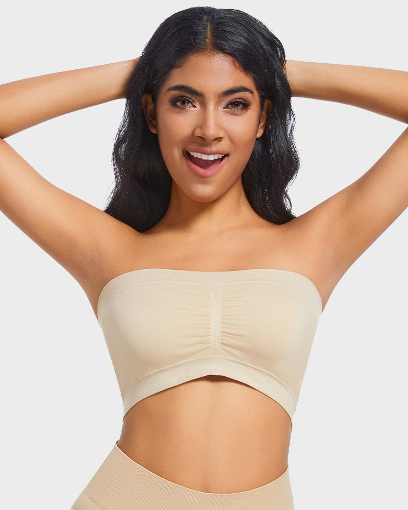 Seamless Comfort Non-Padded Strapless Bandeau Bra