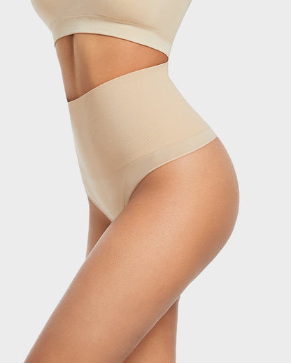 Ultra High-Waist Seamless Tummy Control Thong