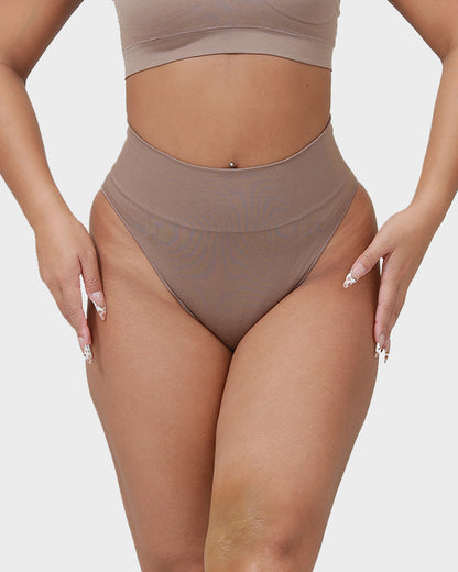 Seamless High Waist Tummy Control Brief Panty