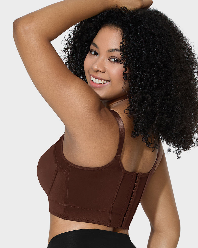 Plus size Back Smoothing Underwire Push Up Bra