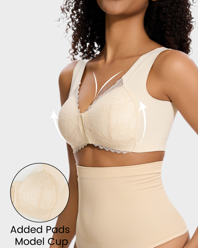 Front Closure '5D' Shaping  Wireless Bra