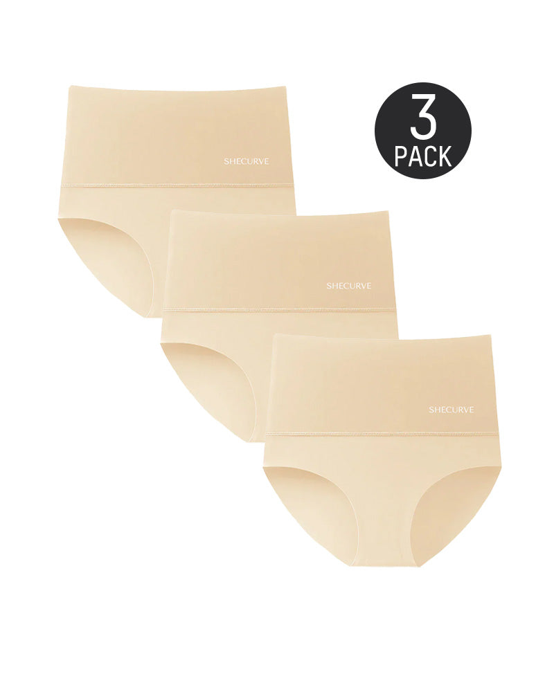 3-Pack High Waisted Tummy Control Briefs