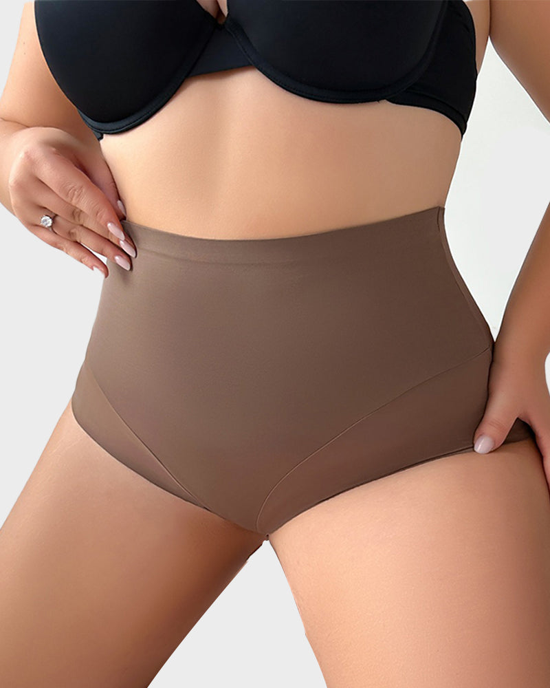 High-Rise Seamless Tummy Control Shaping Brief Panty