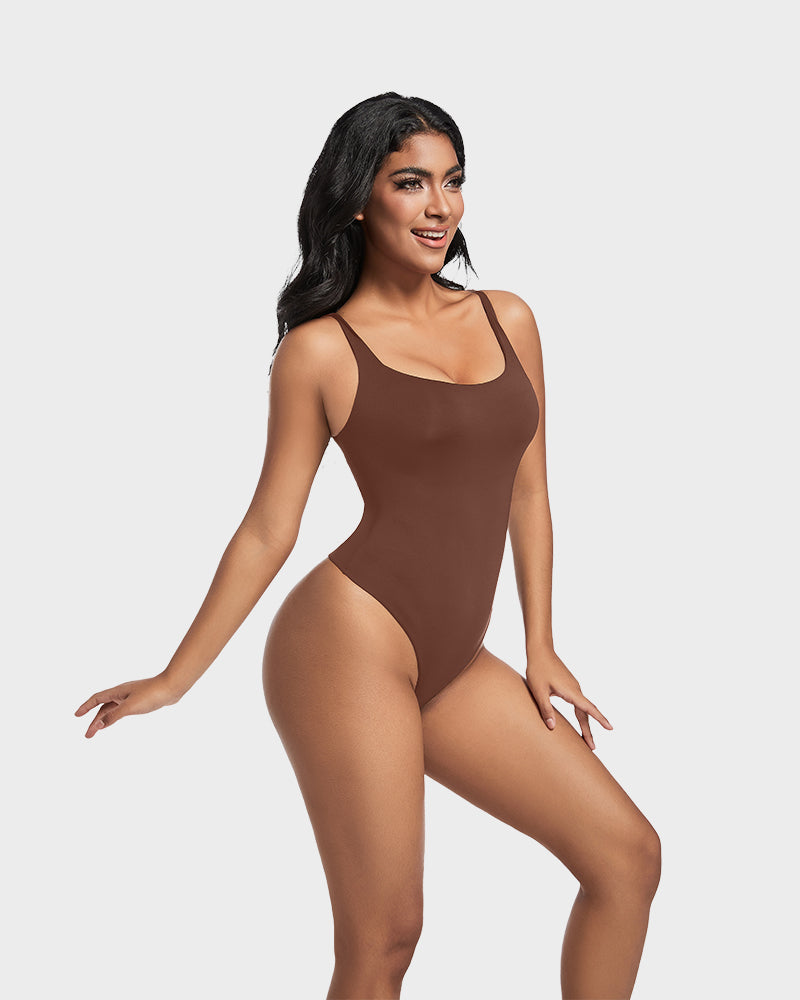 Seamless Sculpt Sleeveless Scoop Neck Thong Bodysuit