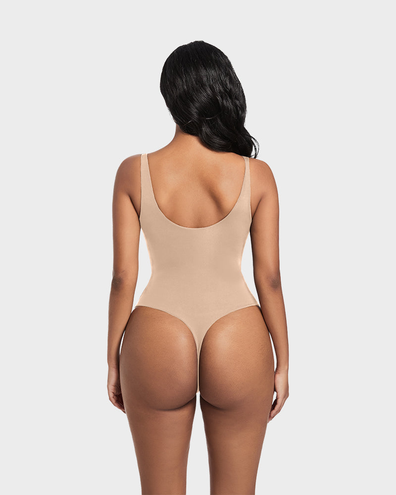 Seamless Sculpt Sleeveless Scoop Neck Thong Bodysuit