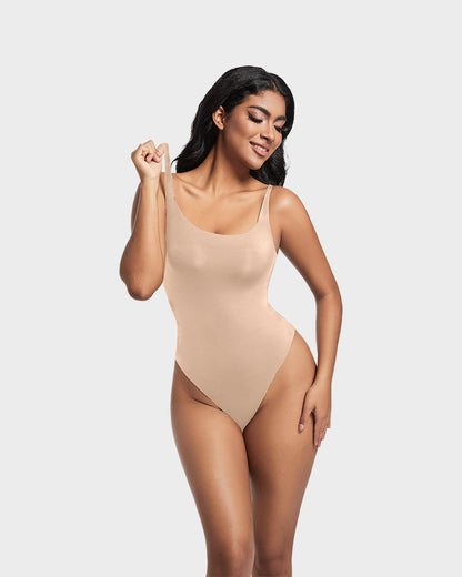 Seamless Sculpt Sleeveless Scoop Neck Thong Bodysuit