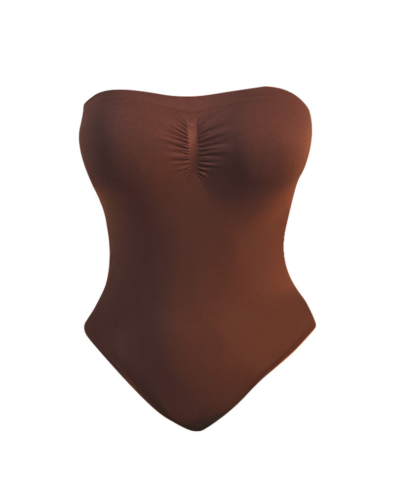 Strapless Tummy Control Sculpting Bodysuit