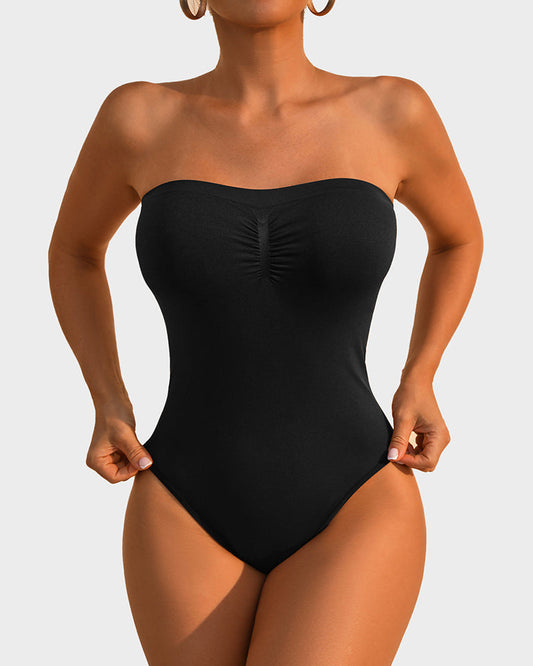 Strapless Tummy Control Sculpting Bodysuit