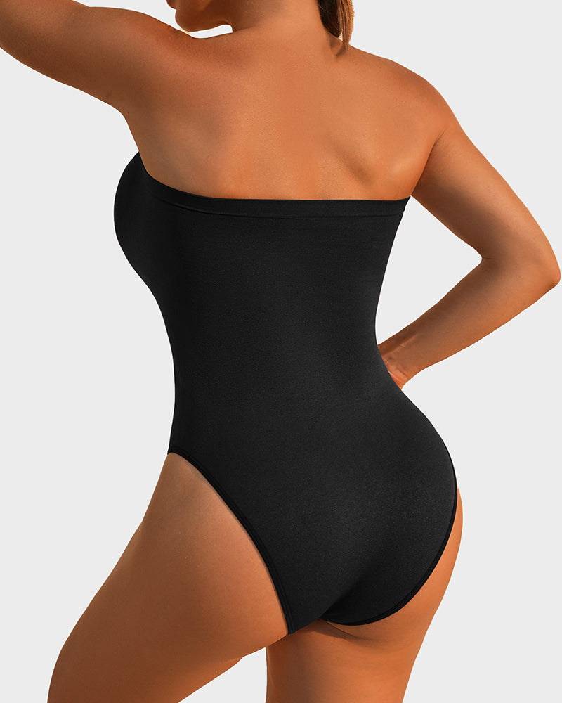 Strapless Tummy Control Sculpting Bodysuit