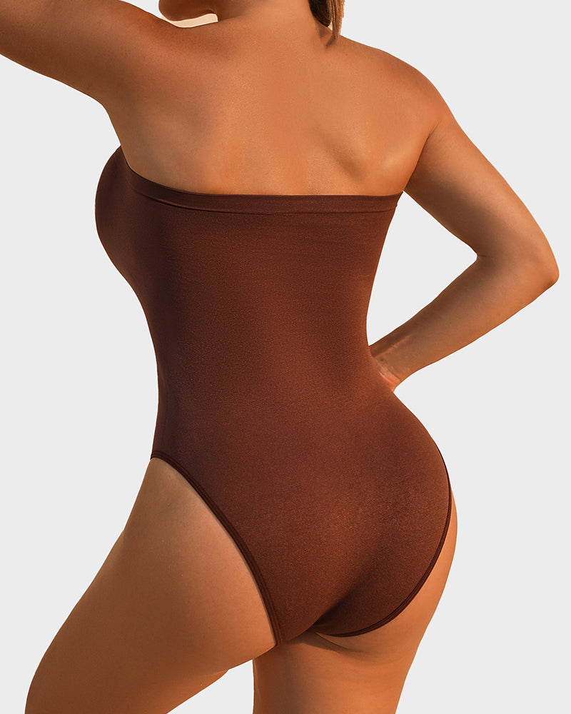 Strapless Tummy Control Sculpting Bodysuit